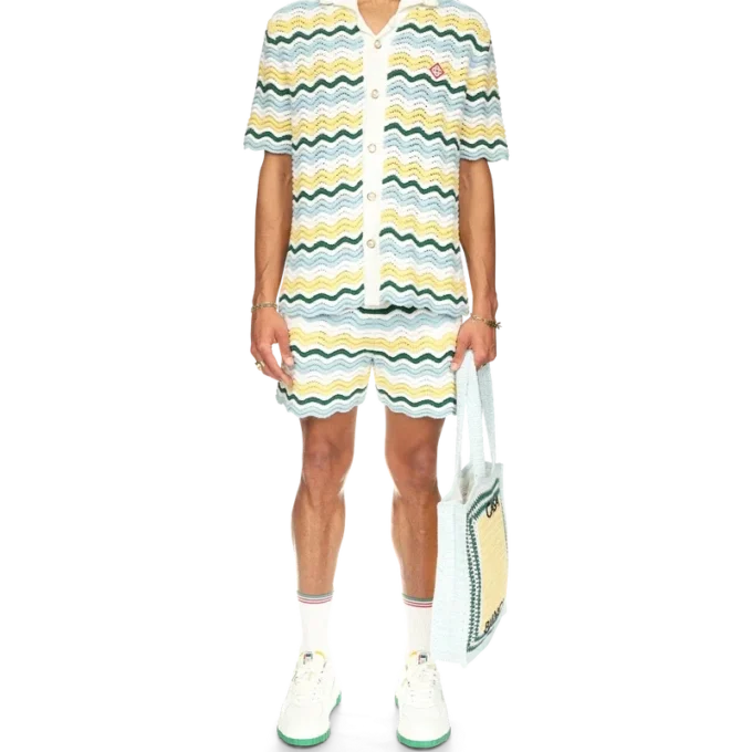 Wavy Boucle Shirt