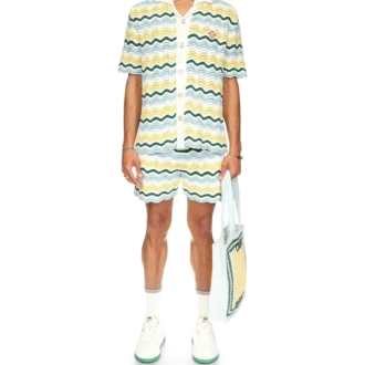 Wavy Boucle Shorts