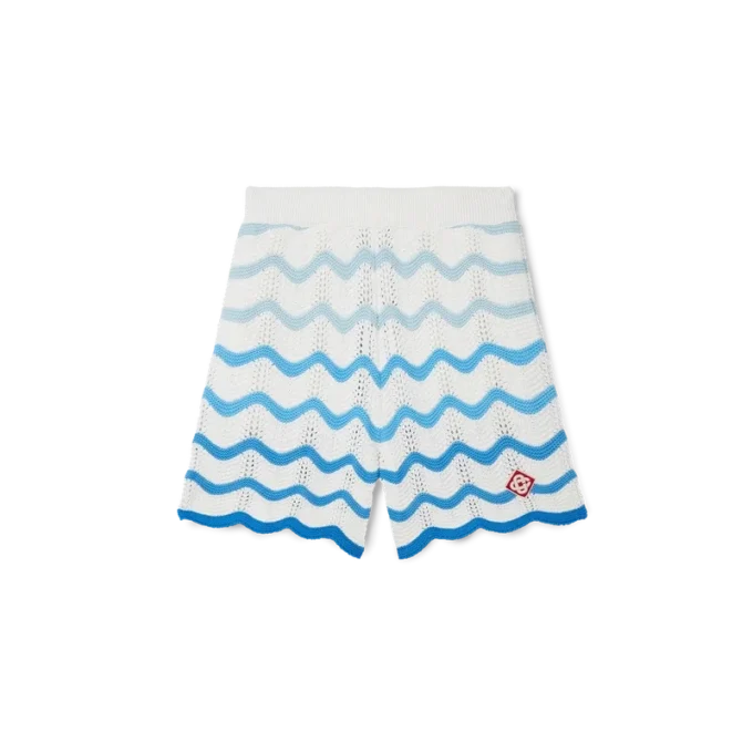 Wavy Gradient Crochet Shorts Wavy Gradient Crochet Shorts