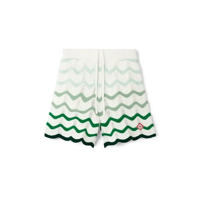 Wavy Gradient Crochet Shorts Wavy Gradient Crochet Shorts