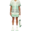 Wavy Gradient Crochet Shorts