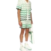 Wavy Gradient Crochet Shorts