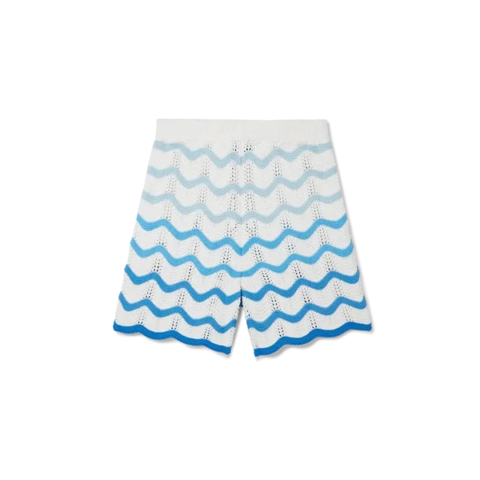 Wavy Gradient Crochet Shorts Wavy Gradient Crochet Shorts