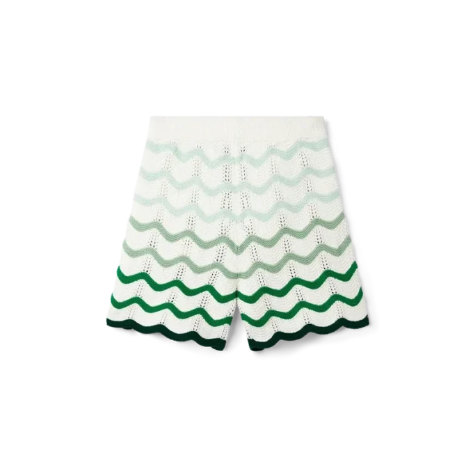 Wavy Gradient Crochet Shorts Wavy Gradient Crochet Shorts