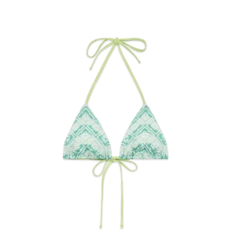 Wavy Monogram Bikini Top Wavy Monogram Bikini Top