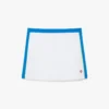 White & Blue Pique Mini Skirt