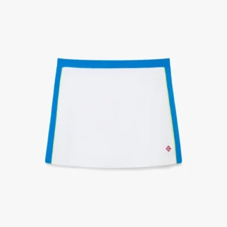 White & Blue Pique Mini Skirt White & Blue Pique Mini Skirt