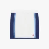 White & Blue Striped Mesh Mini Skirt White & Blue Striped Mesh Mini Skirt