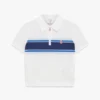 White & Blue Striped Mesh Top White & Blue Striped Mesh Top