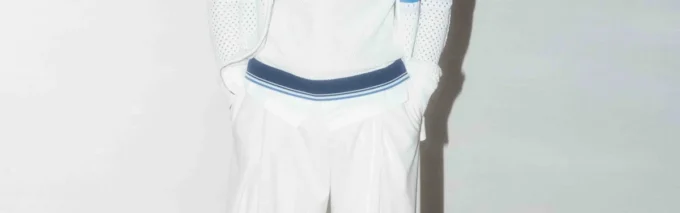 White & Blue Striped Mesh Short Sleeve Polo Shirt White & Blue Striped Mesh Short Sleeve Polo Shirt