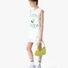 White Handknitted Mini Tank Dress