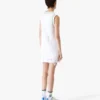 White Handknitted Mini Tank Dress