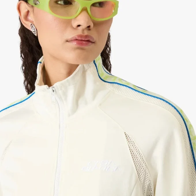 White Laurel Track Zip Jacket White Laurel Track Zip Jacket