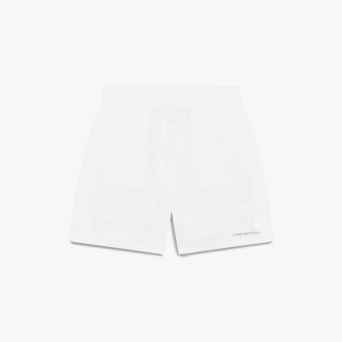 White Mesh Shorts