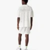 White Mesh Shorts