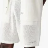 White Mesh Shorts