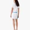 White Pique Cut-Out Polo Shirt White Pique Cut-Out Polo Shirt