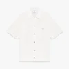 White Short Sleeve Mesh Shirt