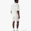 White Short Sleeve Mesh Shirt