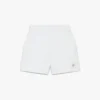 White Towelling Monogram Short