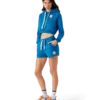Women’s White & Blue Court Sneaker