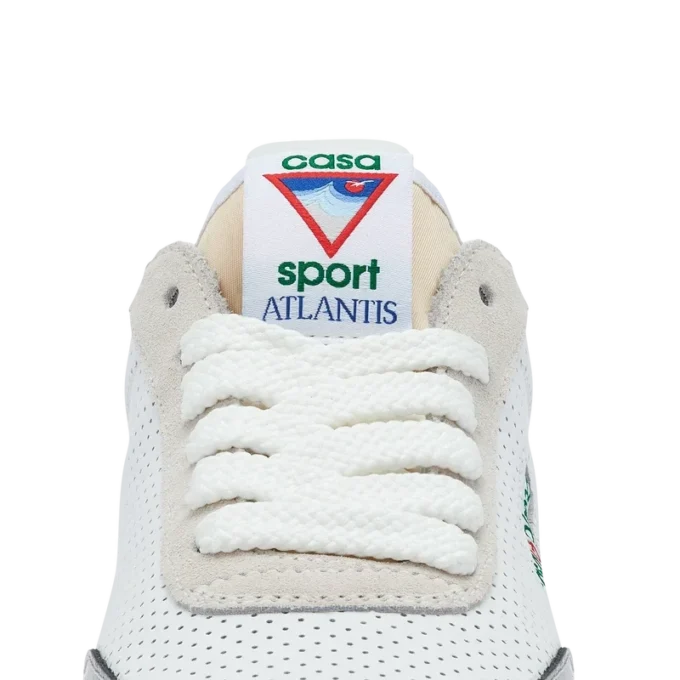 Mens Atlantis White & Chrome Sneaker Mens Atlantis White & Chrome Sneaker