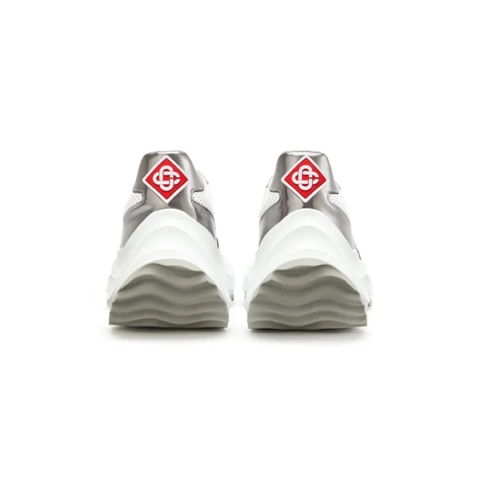 Mens Atlantis White & Chrome Sneaker Mens Atlantis White & Chrome Sneaker