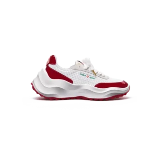 Womens Atlantis White & Haute Red Sneaker Womens Atlantis White & Haute Red Sneaker