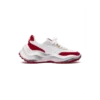 Womens Atlantis White & Haute Red Sneaker