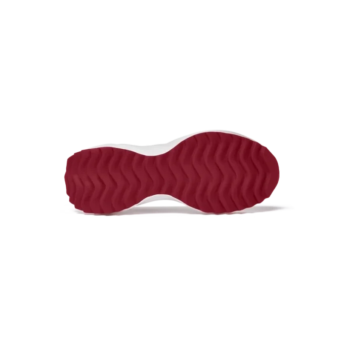 Womens Atlantis White & Haute Red Sneaker