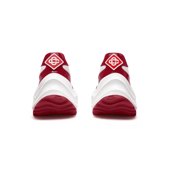 Womens Atlantis White & Haute Red Sneaker