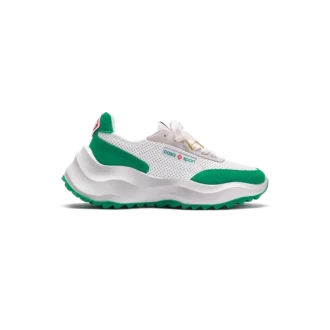 Mens Atlantis White & Tennis Green Sneaker
