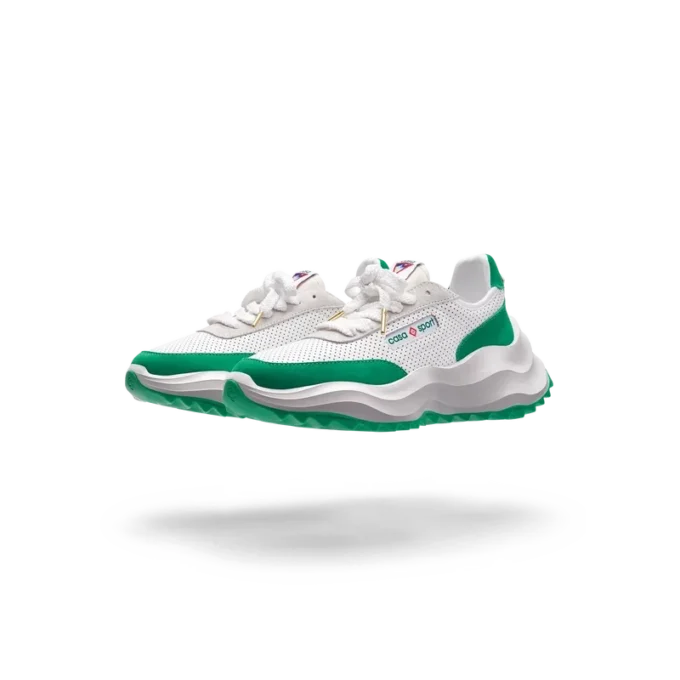 Mens Atlantis White & Tennis Green Sneaker Mens Atlantis White & Tennis Green Sneaker
