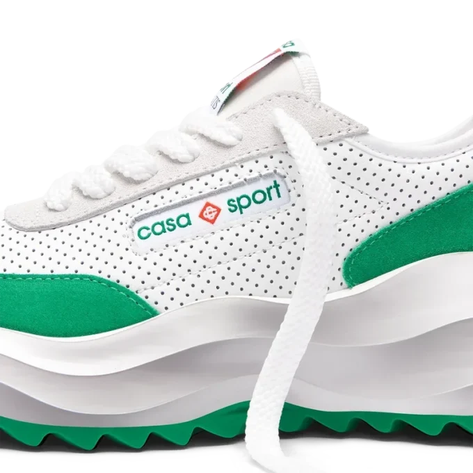 Mens Atlantis White & Tennis Green Sneaker Mens Atlantis White & Tennis Green Sneaker