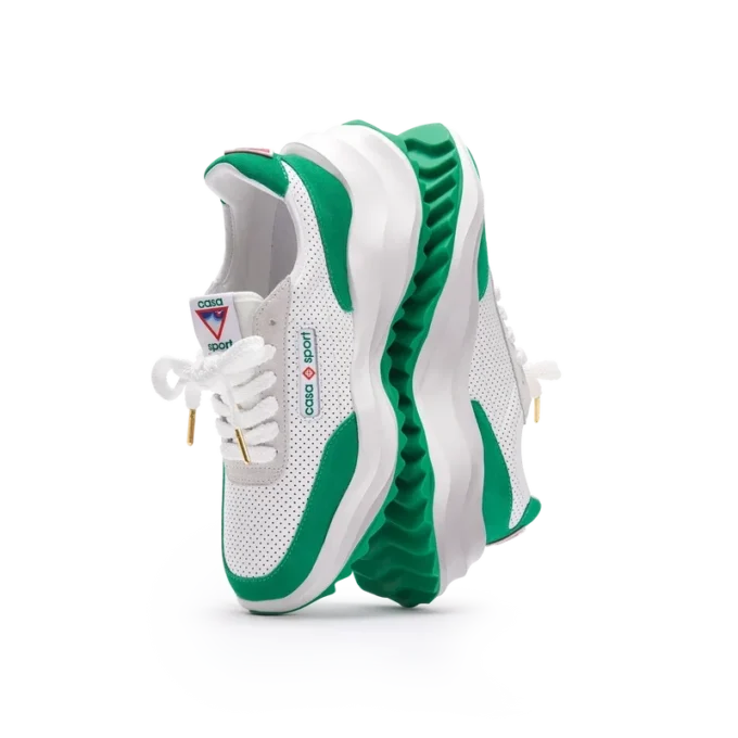 Mens Atlantis White & Tennis Green Sneaker Mens Atlantis White & Tennis Green Sneaker