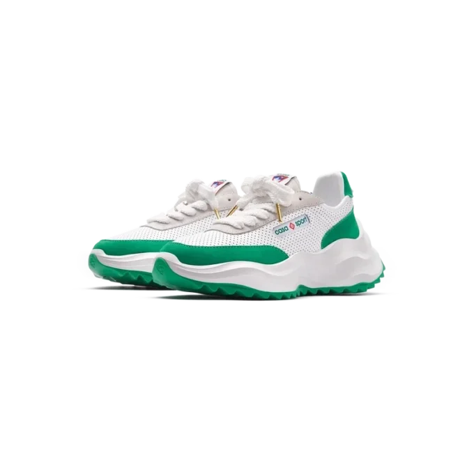 Mens Atlantis White & Tennis Green Sneaker Mens Atlantis White & Tennis Green Sneaker