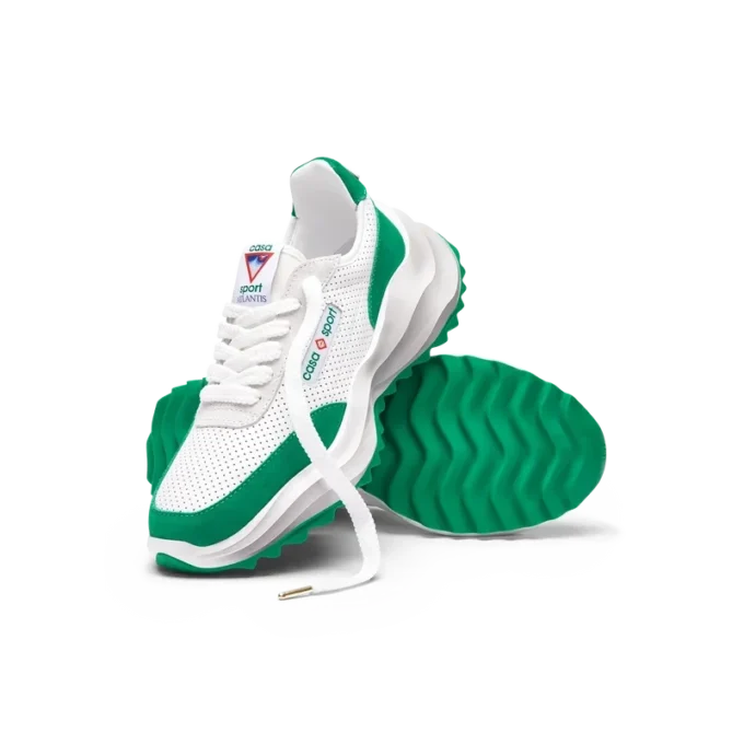 Mens Atlantis White & Tennis Green Sneaker Mens Atlantis White & Tennis Green Sneaker