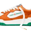 Mens Court Orange & White Sneaker Mens Court Orange & White Sneaker