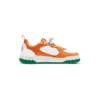 Mens Court Orange & White Sneaker Mens Court Orange & White Sneaker
