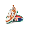Mens Court Orange & White Sneaker Mens Court Orange & White Sneaker