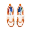 Mens Court Orange & White Sneaker Mens Court Orange & White Sneaker