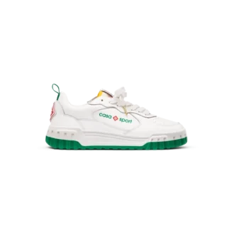 Mens Court White & Green Sneaker