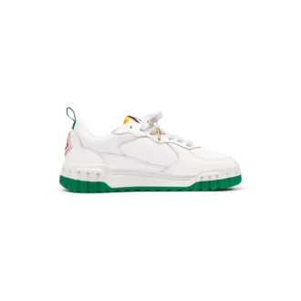 Womens Court White & Green Sneaker Womens Court White & Green Sneaker