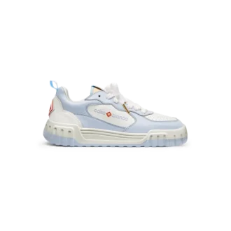 Mens Court White & Powder Blue Sneaker