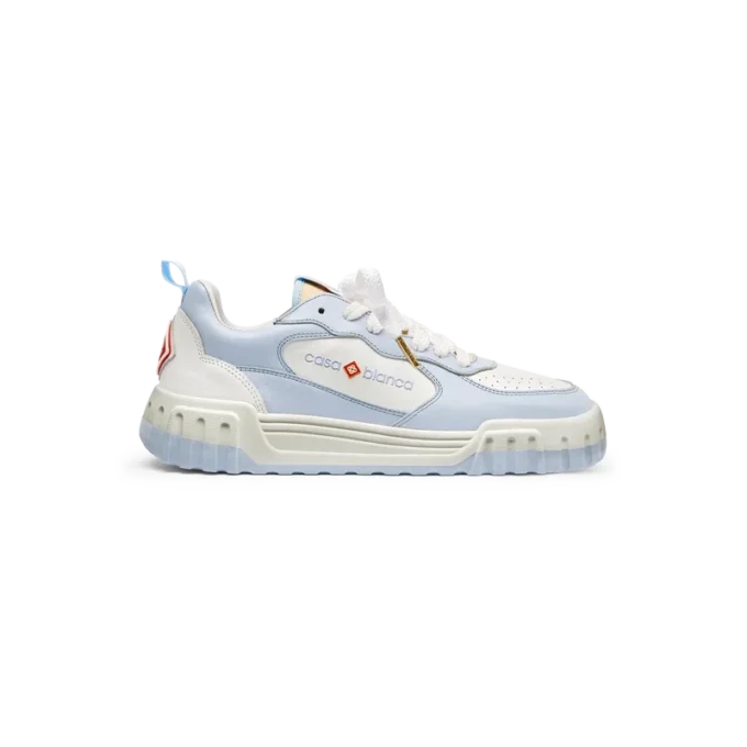 Mens Court White & Powder Blue Sneaker