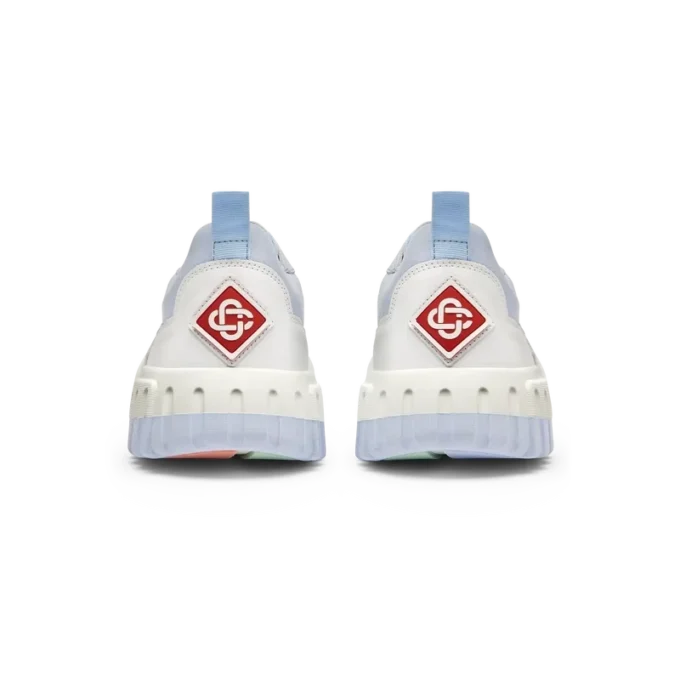 Mens Court White & Powder Blue Sneaker