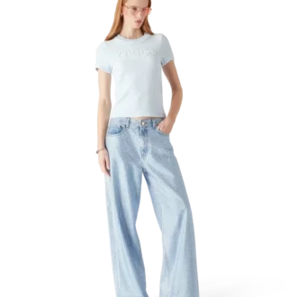 Womens Velour Short Sleeve T-Shirt