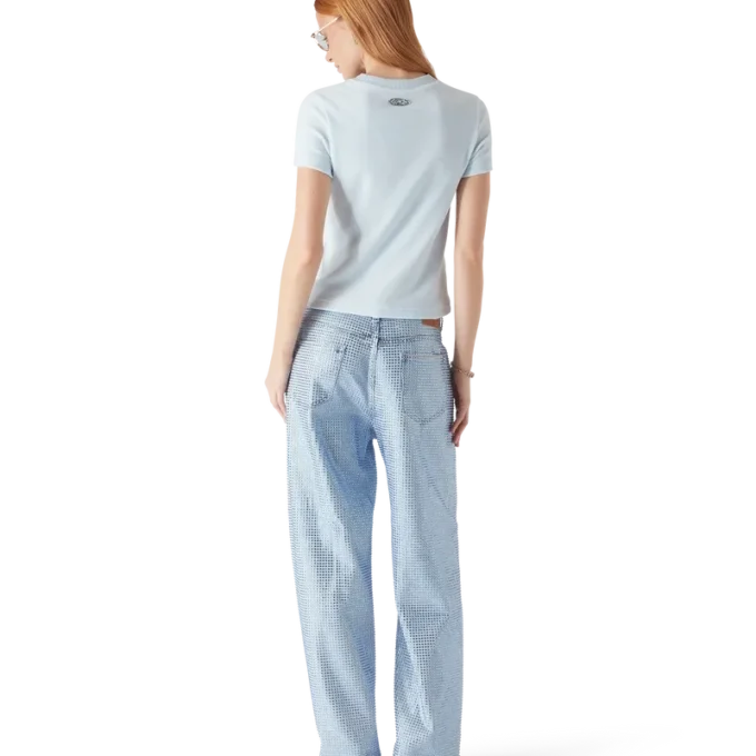 Womens Velour Short Sleeve T-Shirt Womens Velour Short Sleeve T-Shirt