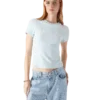 Womens Velour Short Sleeve T-Shirt Womens Velour Short Sleeve T-Shirt