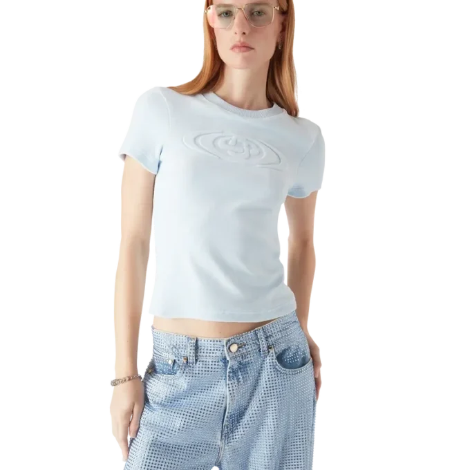 Womens Velour Short Sleeve T-Shirt Womens Velour Short Sleeve T-Shirt
